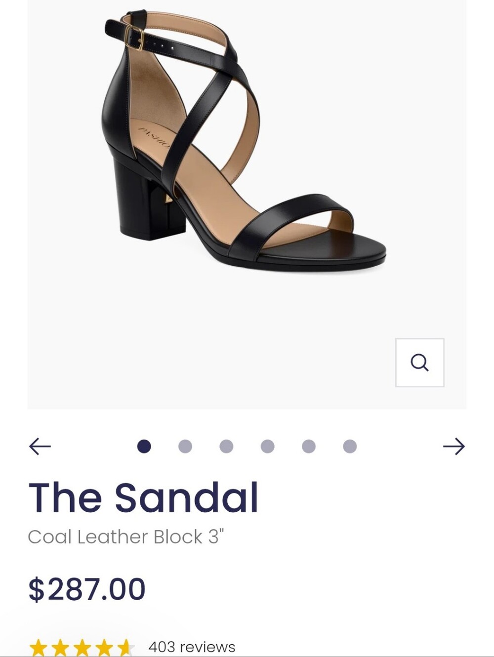 Pashion Footwear Black Strappy Cross‑Band Heeled Sandals